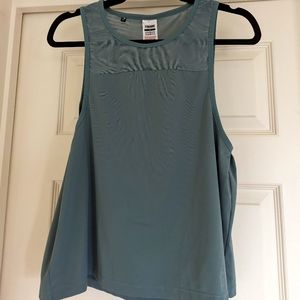 Gymshark Dark Green Muscle Tank Top Stretch Workout Gym Running Women's Size S
